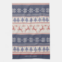 赤と青のスカンジナビア様式カスタム