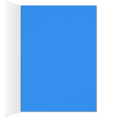 赤と青のステンドグラス抽象芸術グリーティングカード (内側 (右))