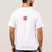 赤と青のストライプ&スターペットパレード Tシャツ (裏面)