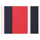 赤と青のストライプ テーブルクロス (正面(横))