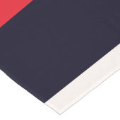 赤と青のストライプ ロングテーブルランナー (コーナー)