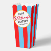 赤と青のスペシャルイベント映画ナイトポップコーン フェイバーボックス (裏面)