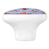 赤と青のセラミックプル セラミックノブ (側面)