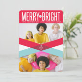 赤と青のダブルアロー 楽しくて明るい写真 シーズンカード (スタンド正面)