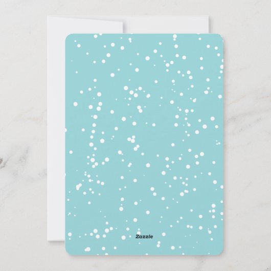 赤と青のダブルアロー 楽しくて明るい写真 シーズンカード (裏面)