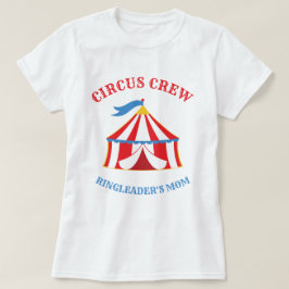 赤と青のテントサーカスカーニバル誕生日Tシャツ Tシャツ