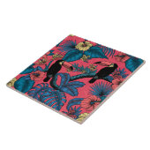 赤と青のトウカン庭園 タイル (側面)