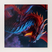 赤と青のドラゴン ジグソーパズル (横)