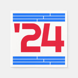 赤と青のバークラス'24グラードパーティー スタンダードカクテルナプキン