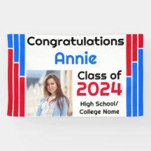 赤と青のバー1枚の写真卒業