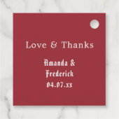 赤と青のフローラ7月4日結婚 フェイバータグ (裏面)