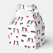 赤と青のボクシンググローブボクサーパターン フェイバーボックス (裏面サイド)