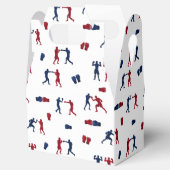 赤と青のボクシンググローブボクサーパターン フェイバーボックス (オープン)