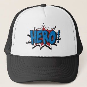 赤と青のヴィンテージヒーローGraphic すごい Heroes Cli キャップ