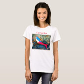 赤と青の人魚サンダー_コーブ Tシャツ (正面フル)