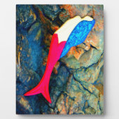 赤と青の人魚 フォトプラーク (正面)