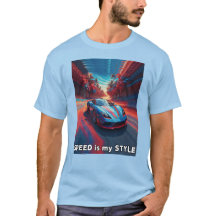 赤と青の効果を持つ車