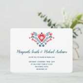 赤と青の北欧愛 | 結婚s 招待状 (スタンド正面)