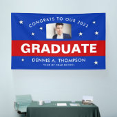 赤と青の卒業式 横断幕 (トレードショー)