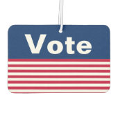 赤と青の各の選ストライプ択 カーエアーフレッシュナー (裏面)