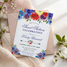 赤と青の夏ボホ花Sweet sixteen