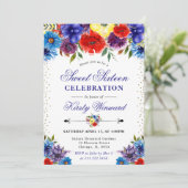 赤と青の夏ボホ花Sweet sixteen 招待状 (スタンド正面)