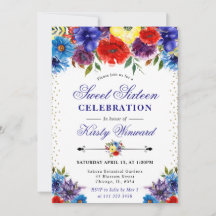 赤と青の夏ボホ花Sweet sixteen