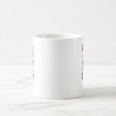 赤と青の従兄弟クルー2024 7月の4日Am コーヒーマグカップ (中央)