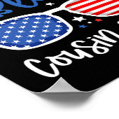 赤と青の従兄弟クルー7月の4th子供たち ポスター (角)