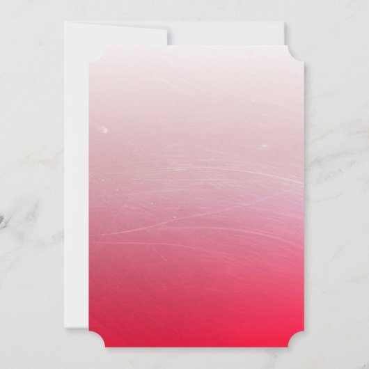 赤と青の手の花色彩の鮮やかの結婚式招待状 招待状 (裏面)