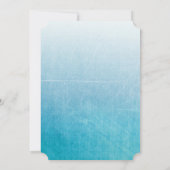 赤と青の手の花色彩の鮮やかの結婚式招待状 招待状 (裏面)