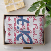 赤と青の抵抗を持続する 薄葉紙 (ギフト)