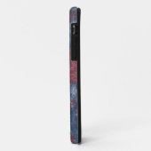 赤と青の抽象芸術テクスチャiPhone 11ケース Case-Mate iPhoneケース (裏面/左)