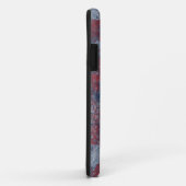 赤と青の抽象芸術テクスチャiPhone 11ケース Case-Mate iPhoneケース (裏面/右)
