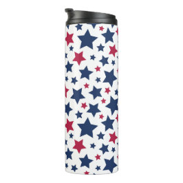 赤と青の星 – アメリカ国旗のパターン タンブラー
