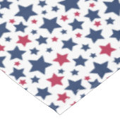 赤と青の星 – アメリカ国旗のパターン テーブルクロス (アングル)