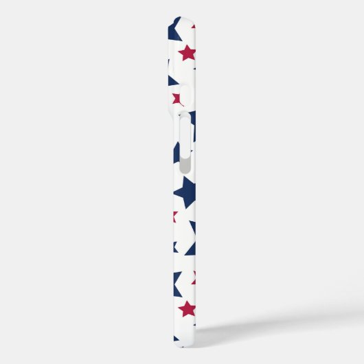 赤と青の星 – アメリカ国旗のパターン Case-Mate iPhoneケース (裏面 / 左)