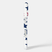 赤と青の星 – アメリカ国旗のパターン Case-Mate iPhoneケース (裏面 / 右)