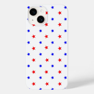 赤と青の星 – 星空のパターン Case-Mate iPhone 14ケース