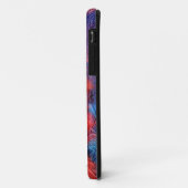 赤と青の木材ヴィンテージ Case-Mate iPhoneケース (裏面/左)