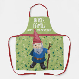 赤と青の格言で休日の冬 エプロン