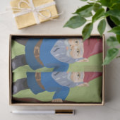 赤と青の格言で休日の冬 薄葉紙 (ギフト)