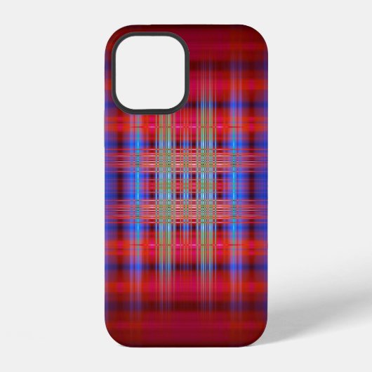 赤と青の模様のCase-Mate iPhoneケース iPhone 12ケース (裏面)