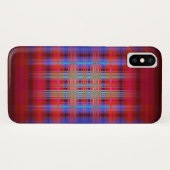 赤と青の模様 Case-Mate iPhoneケース (裏面(横))