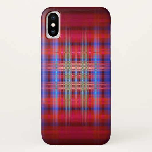 赤と青の模様 Case-Mate iPhoneケース (裏面)