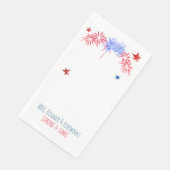 赤と青の水色の白の爆竹 (コーナー)