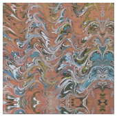 赤と青の波アクリルの注抽象芸術アート ファブリック (クローズアップ)