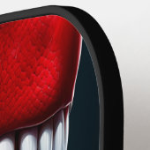 赤と青の目鮮やかを持つはかりで測コブラヘビ ピックルボールラケット (左詳細)