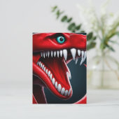 赤と青の目鮮やかを持つはかりで測コブラヘビ ポストカード (スタンド正面)