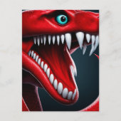 赤と青の目鮮やかを持つはかりで測コブラヘビ ポストカード (正面)